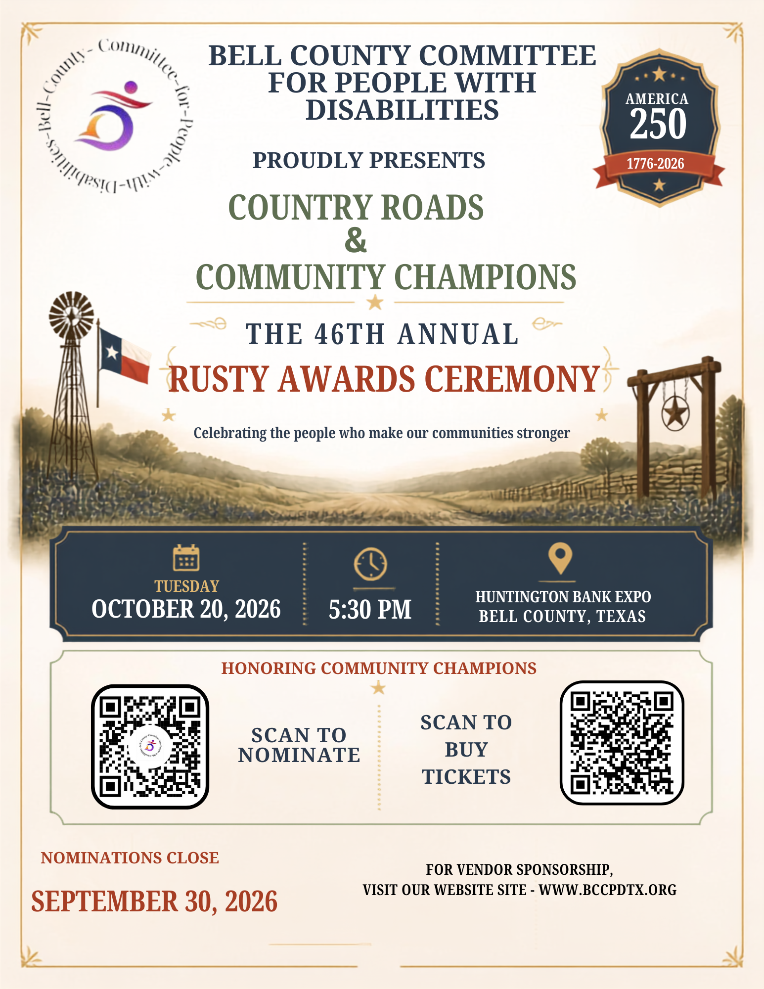Rusty Award Flyer
